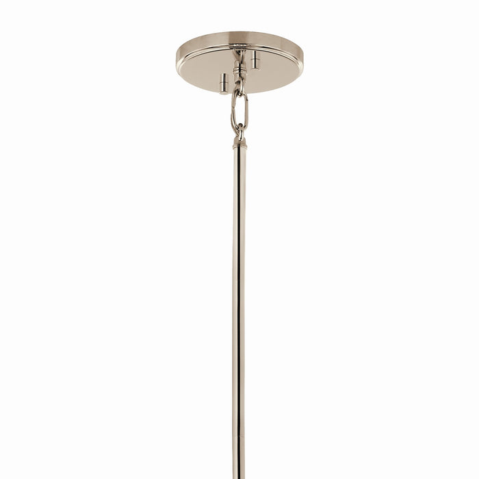 Kichler 52626PN Four Light Foyer Pendant, Polished Nickel