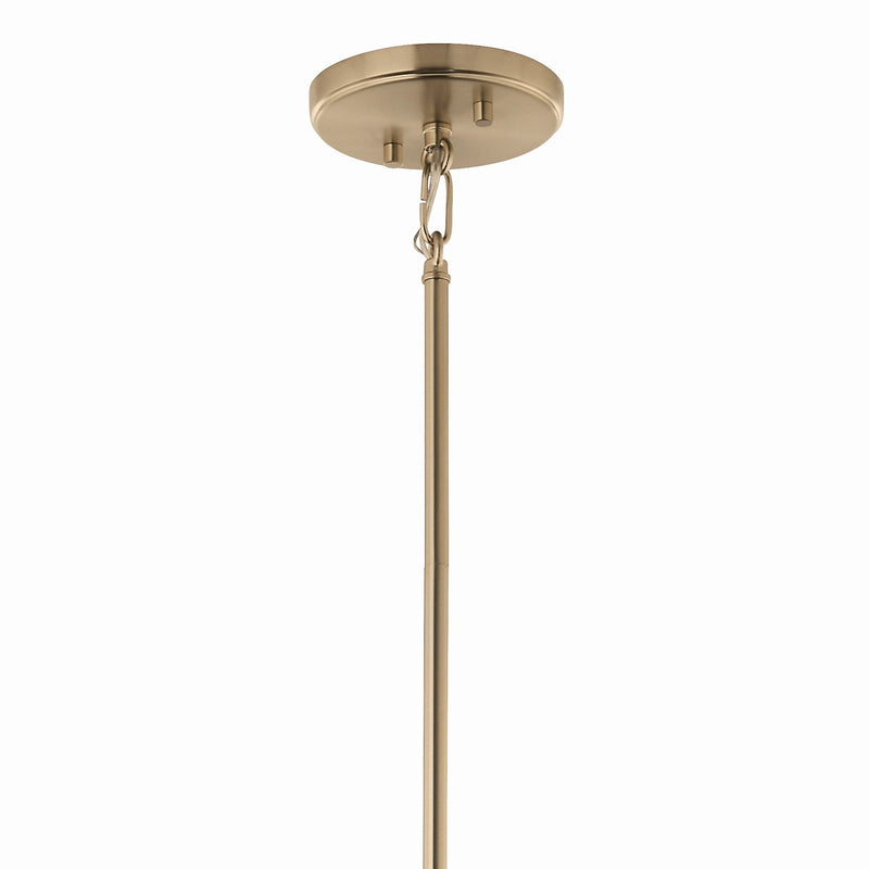 Kichler 52627CPZ Four Light Foyer Pendant, Champagne Bronze