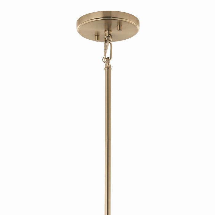 Kichler 52627CPZ Four Light Foyer Pendant, Champagne Bronze