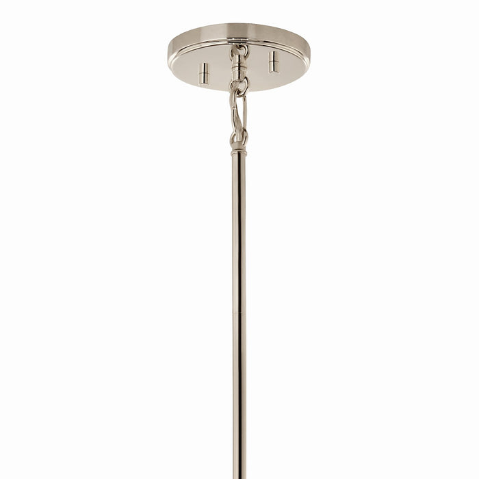 Kichler 52627PN Four Light Foyer Pendant, Polished Nickel