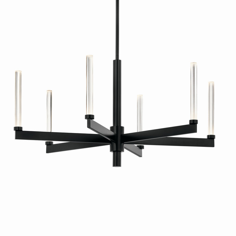 Kichler 52667BK LED Chandelier, Black