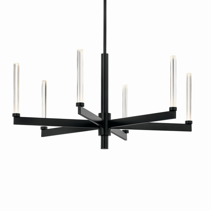 Kichler 52667BK LED Chandelier, Black