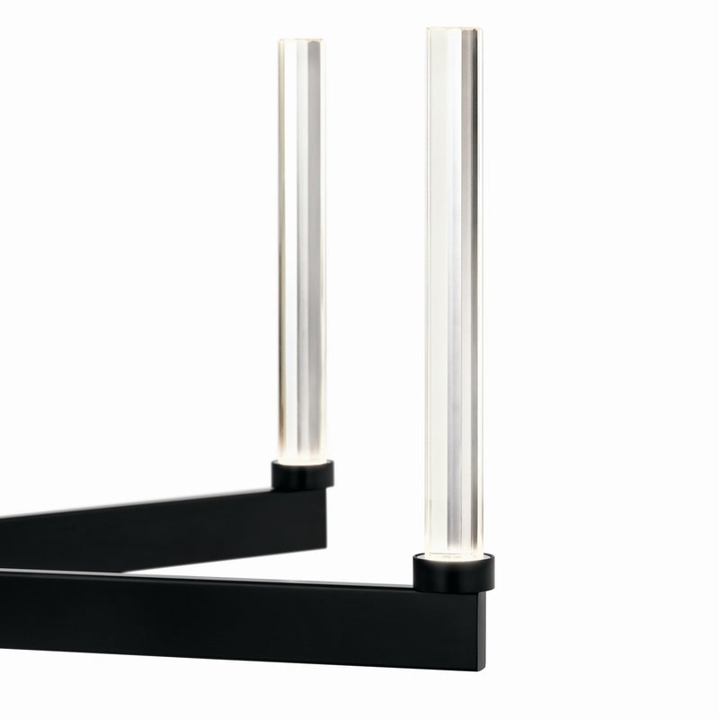 Kichler 52667BK LED Chandelier, Black