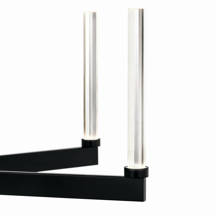 Kichler 52667BK LED Chandelier, Black