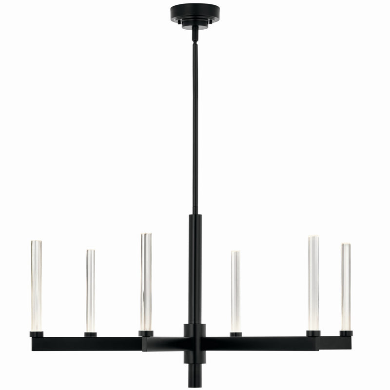 Kichler 52667BK LED Chandelier, Black