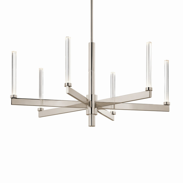 Kichler 52667PN LED Chandelier, Polished Nickel