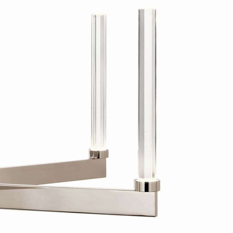 Kichler 52667PN LED Chandelier, Polished Nickel