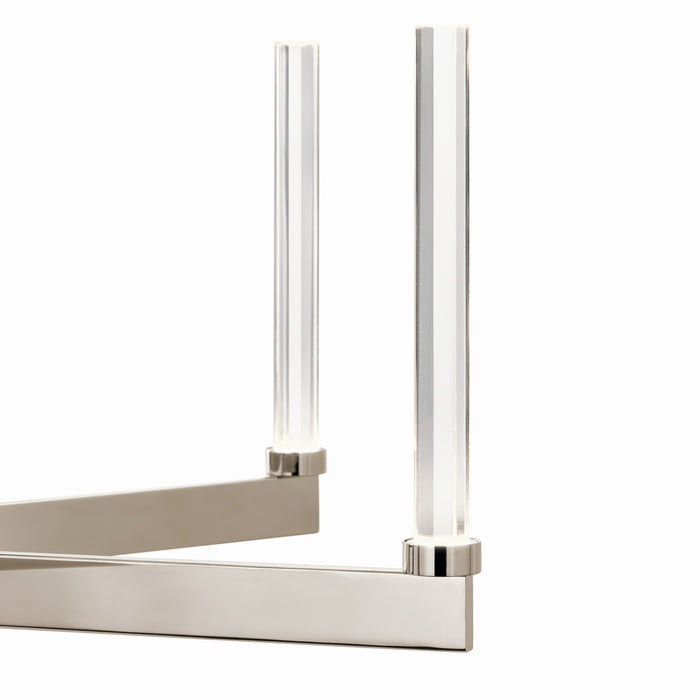 Kichler 52667PN LED Chandelier, Polished Nickel