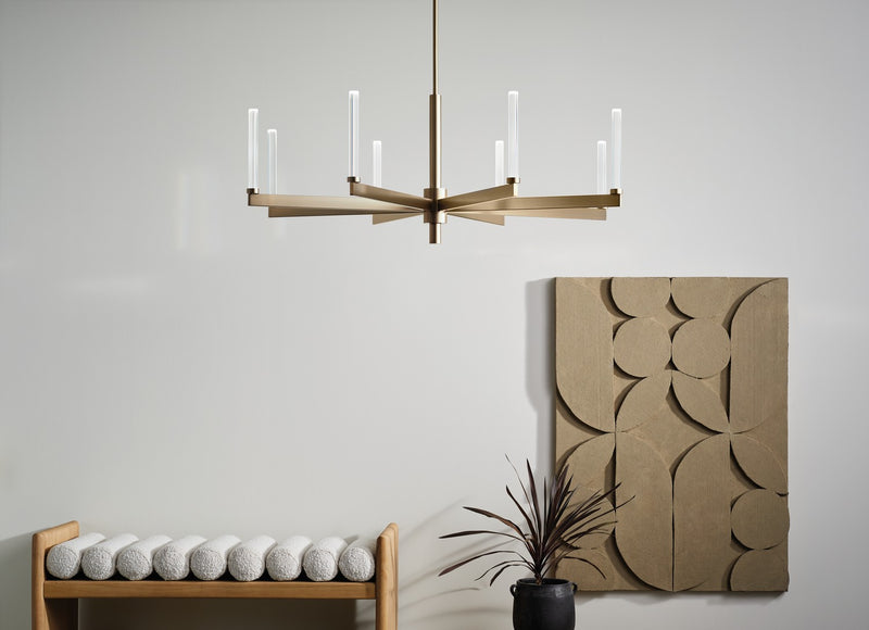 Kichler 52668CPZ LED Chandelier, Champagne Bronze