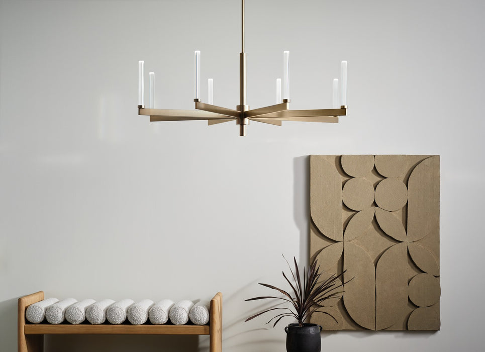 Kichler 52668CPZ LED Chandelier, Champagne Bronze