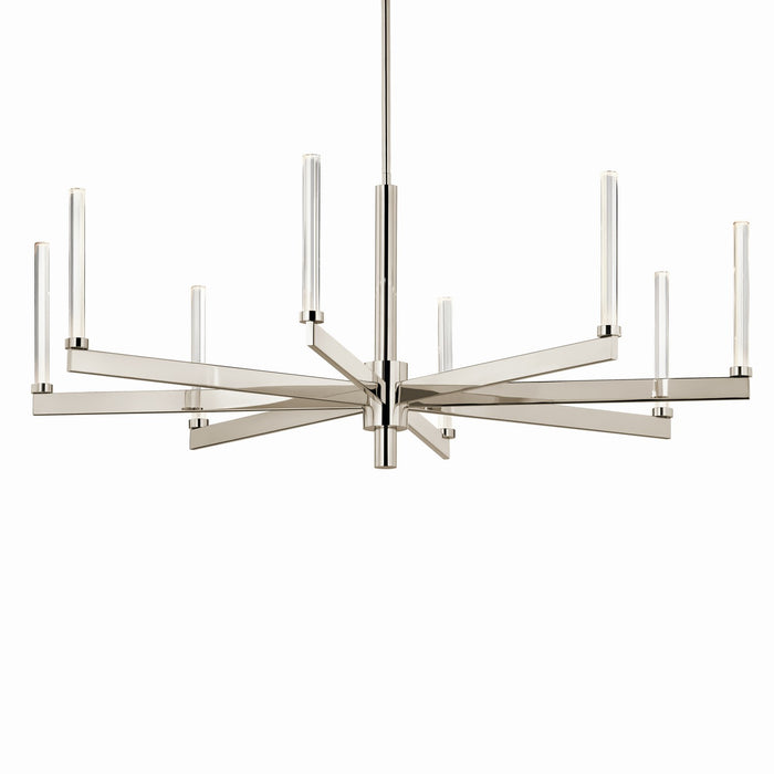 Kichler 52668PN LED Chandelier, Polished Nickel