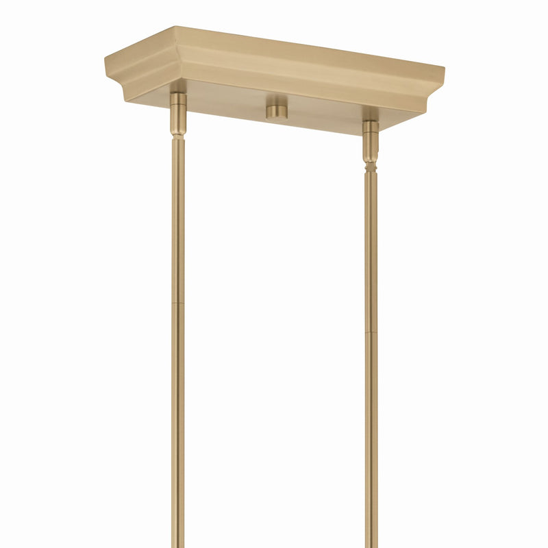 Kichler 52670CPZ LED Linear Chandelier, Champagne Bronze