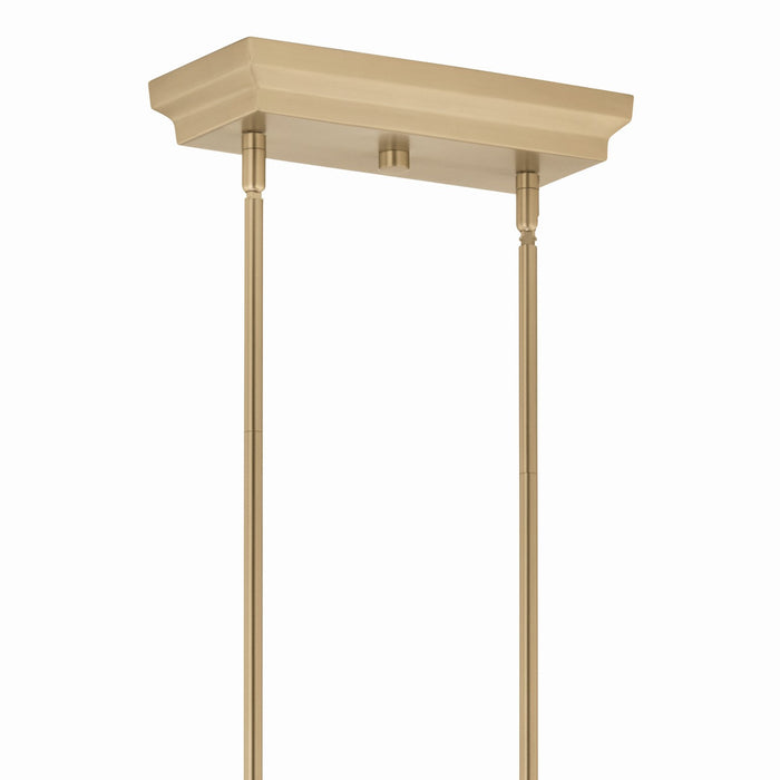 Kichler 52670CPZ LED Linear Chandelier, Champagne Bronze