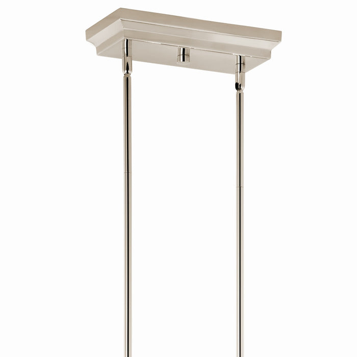 Kichler 52670PN LED Linear Chandelier, Polished Nickel