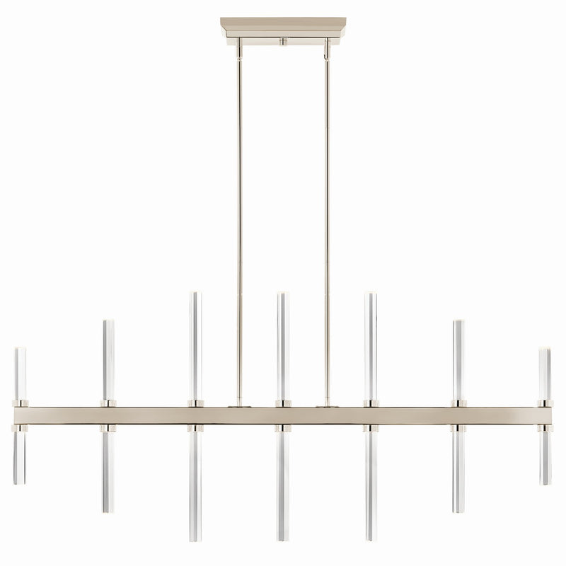 Kichler 52670PN LED Linear Chandelier, Polished Nickel