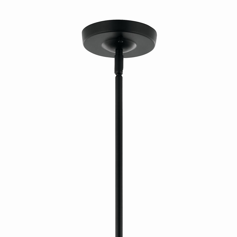 Kichler 52673BK Six Light Chandelier, Black