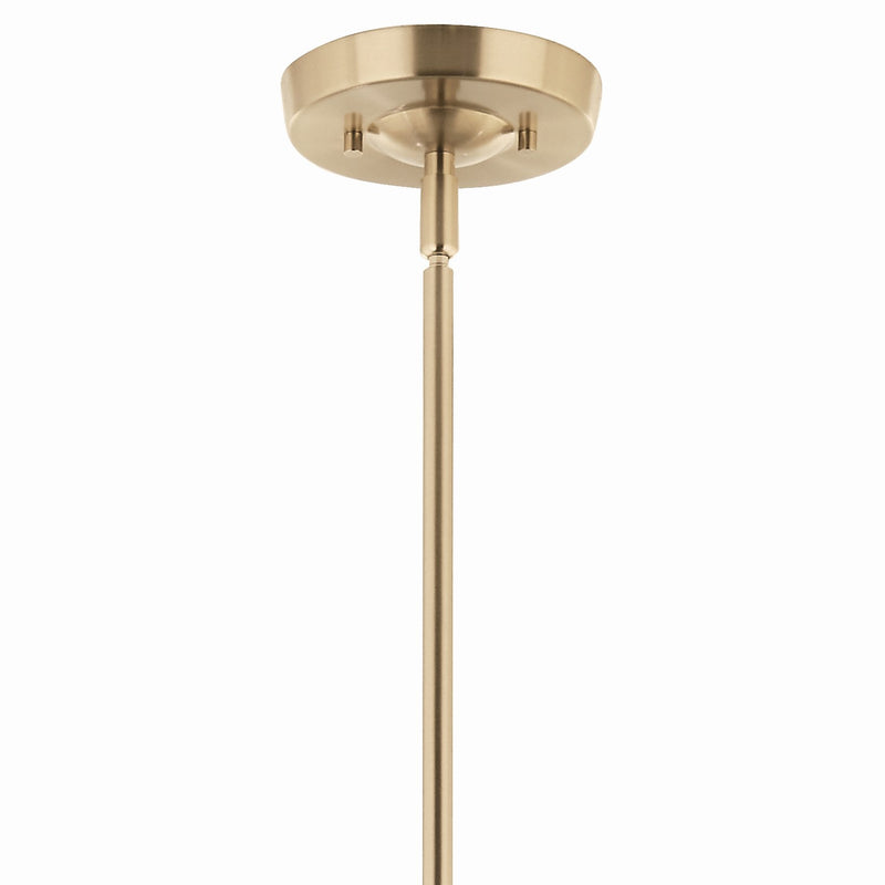 Kichler 52673CPZ Six Light Chandelier, Champagne Bronze
