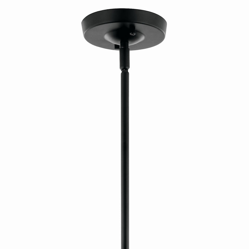 Kichler 52674BK Six Light Chandelier, Black