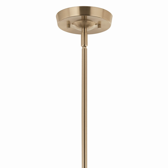 Kichler 52674CPZ Six Light Chandelier, Champagne Bronze
