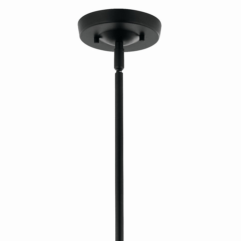 Kichler 52675BK Eight Light Chandelier, Black