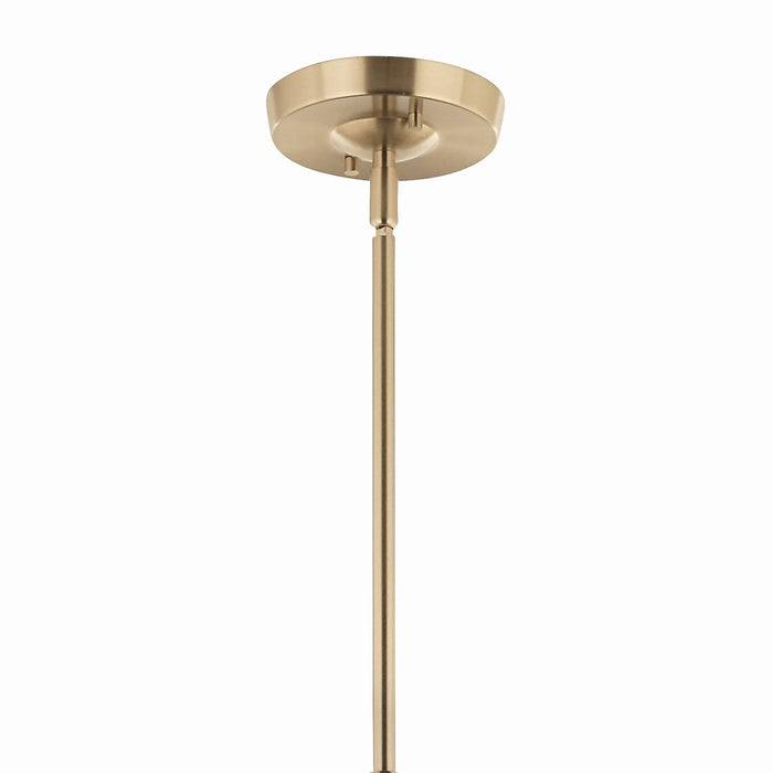 Kichler 52675CPZ Eight Light Chandelier, Champagne Bronze