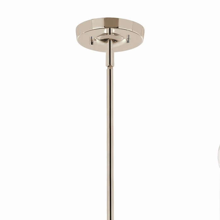 Kichler 52675PN Eight Light Chandelier, Polished Nickel
