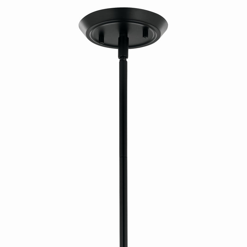 Kichler 52689BK Five Light Chandelier, Black