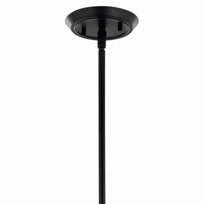Kichler 52689BK Five Light Chandelier, Black