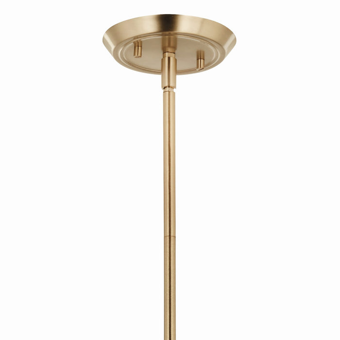 Kichler 52689CPZ Five Light Chandelier, Champagne Bronze