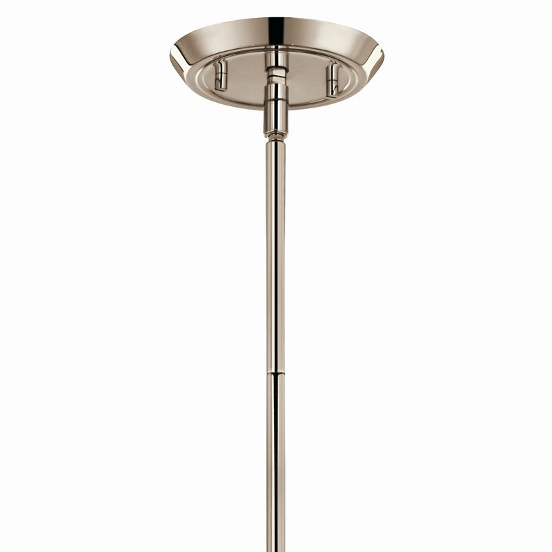 Kichler 52689PN Five Light Chandelier, Polished Nickel