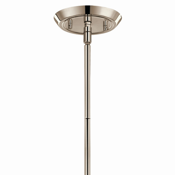 Kichler 52689PN Five Light Chandelier, Polished Nickel