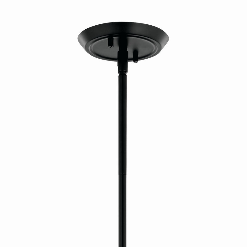 Kichler 52690BK Six Light Chandelier, Black