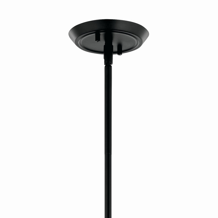 Kichler 52690BK Six Light Chandelier, Black