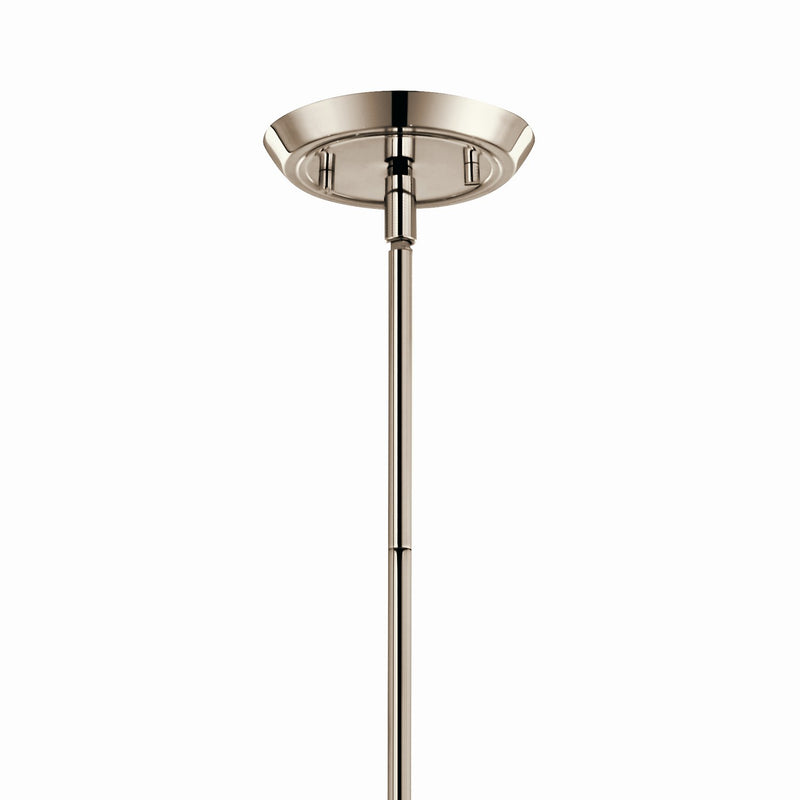 Kichler 52690PN Six Light Chandelier, Polished Nickel