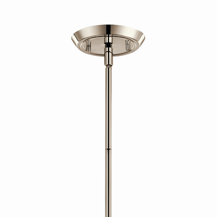 Kichler 52690PN Six Light Chandelier, Polished Nickel
