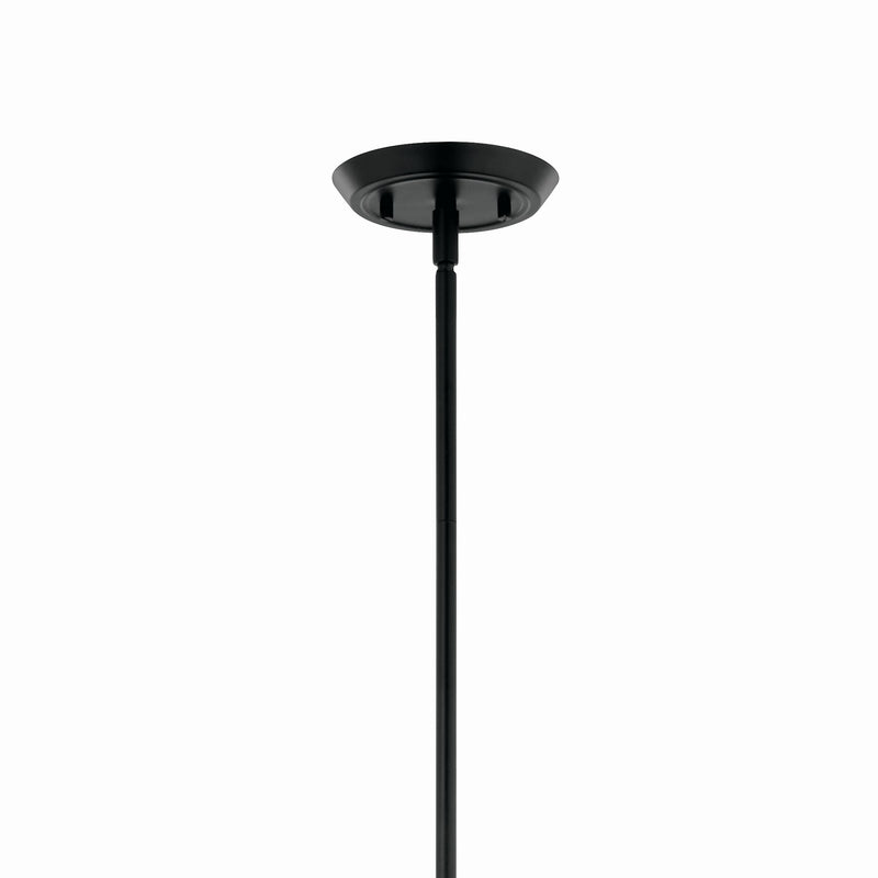 Kichler 52691BK Eight Light Chandelier, Black