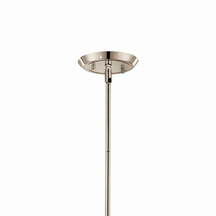 Kichler 52691PN Eight Light Chandelier, Polished Nickel
