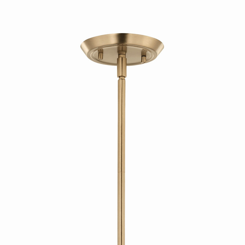 Kichler 52693CPZ Eight Light Linear Chandelier, Champagne Bronze