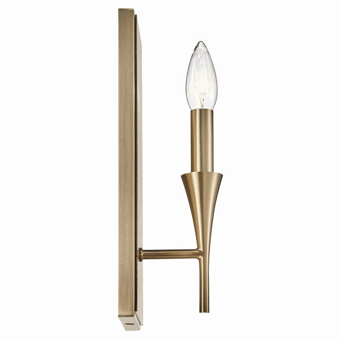 Kichler 52694CPZ One Light Wall Sconce, Champagne Bronze