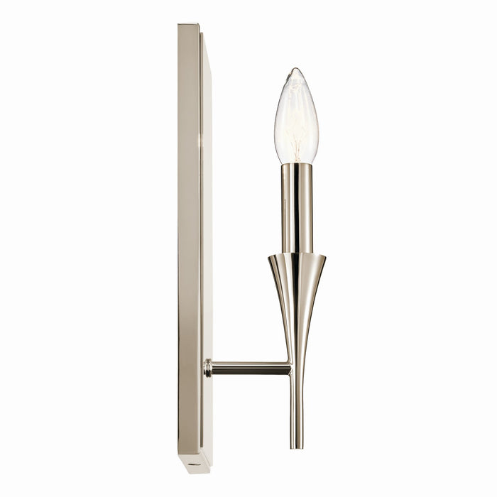 Kichler 52694PN One Light Wall Sconce, Polished Nickel