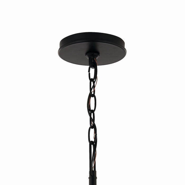 Kichler 52698BK 14 Light Chandelier, Black