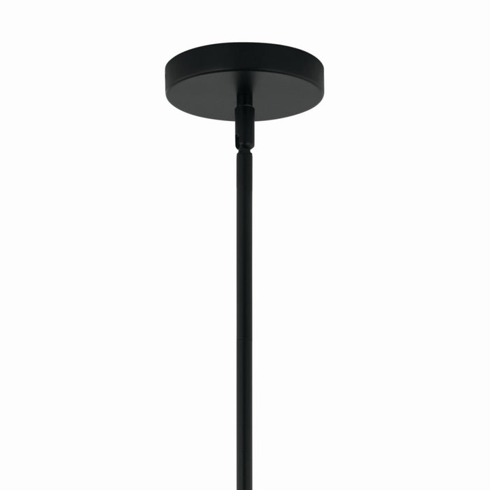 Kichler 52700BK Three Light Chandelier/Semi Flush, Black