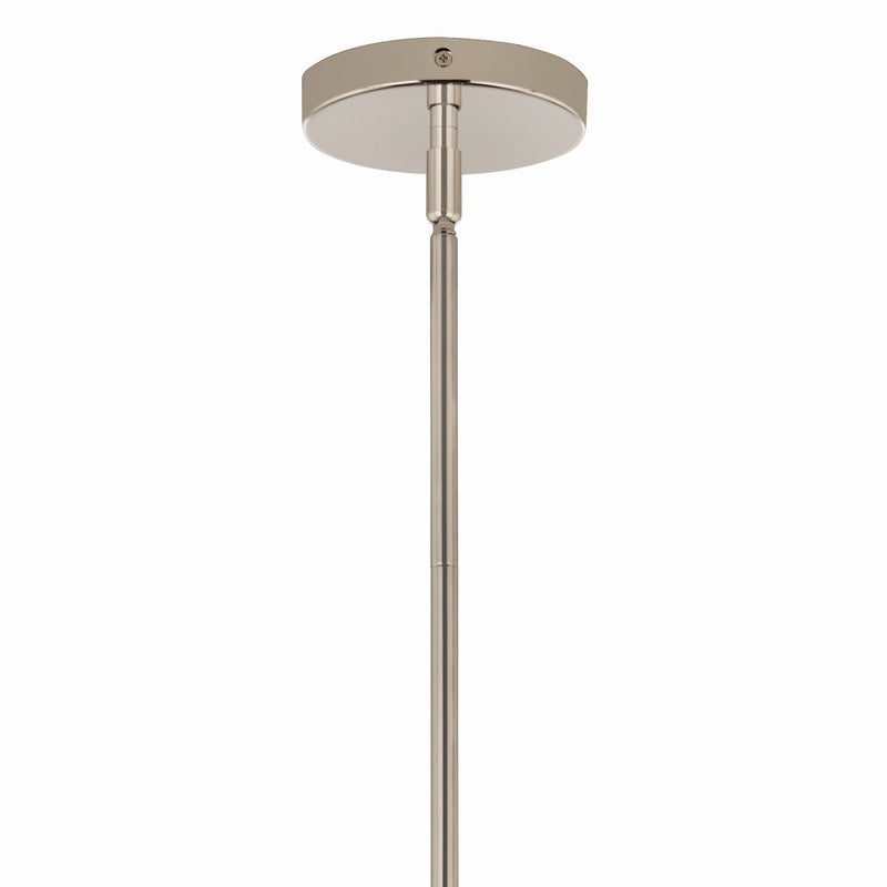 Kichler 52700PN Three Light Chandelier/Semi Flush, Polished Nickel