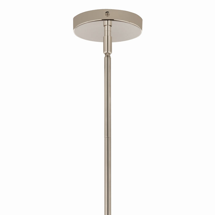 Kichler 52700PN Three Light Chandelier/Semi Flush, Polished Nickel