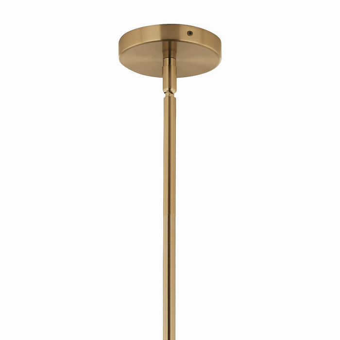 Kichler 52701CPZ 12 Light Chandelier Convertible, Champagne Bronze