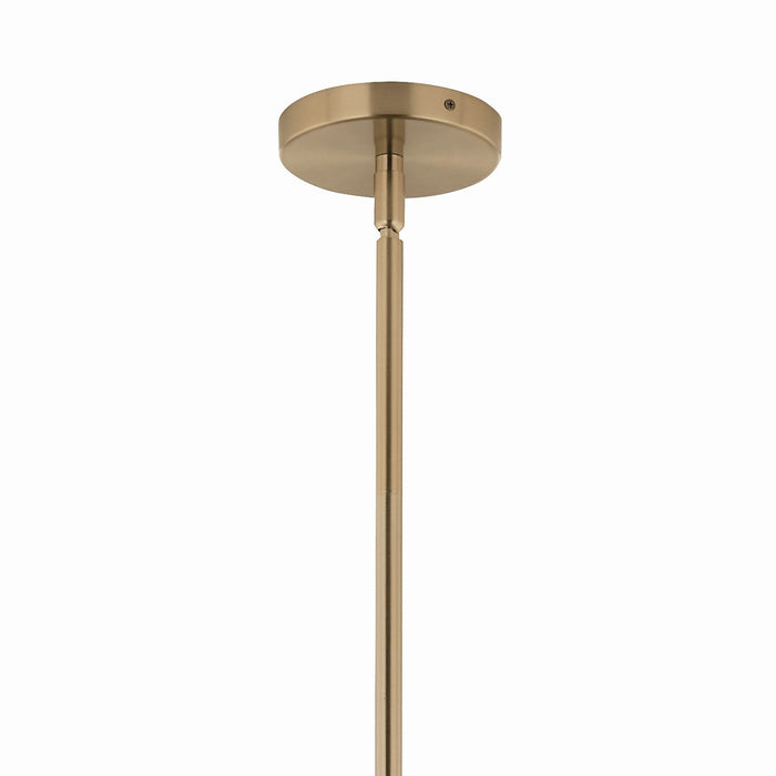 Kichler 52701CPZCLR 12 Light Chandelier Convertible, Champagne Bronze
