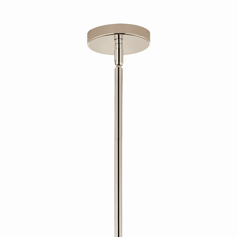 Kichler 52701PNCLR 12 Light Chandelier Convertible, Polished Nickel