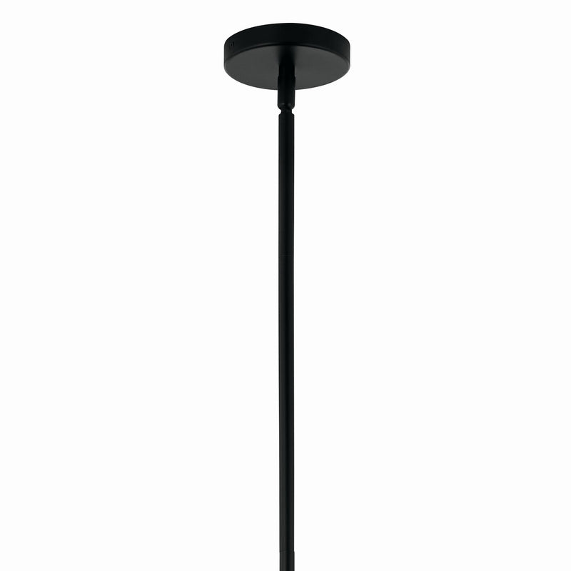 Kichler 52702BK 16 Light Chandelier Convertible, Black