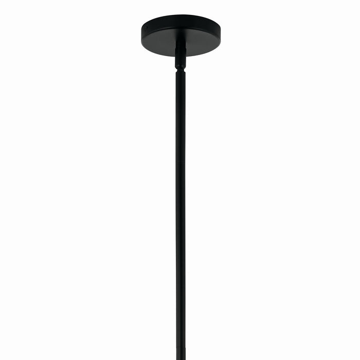 Kichler 52702BK 16 Light Chandelier Convertible, Black