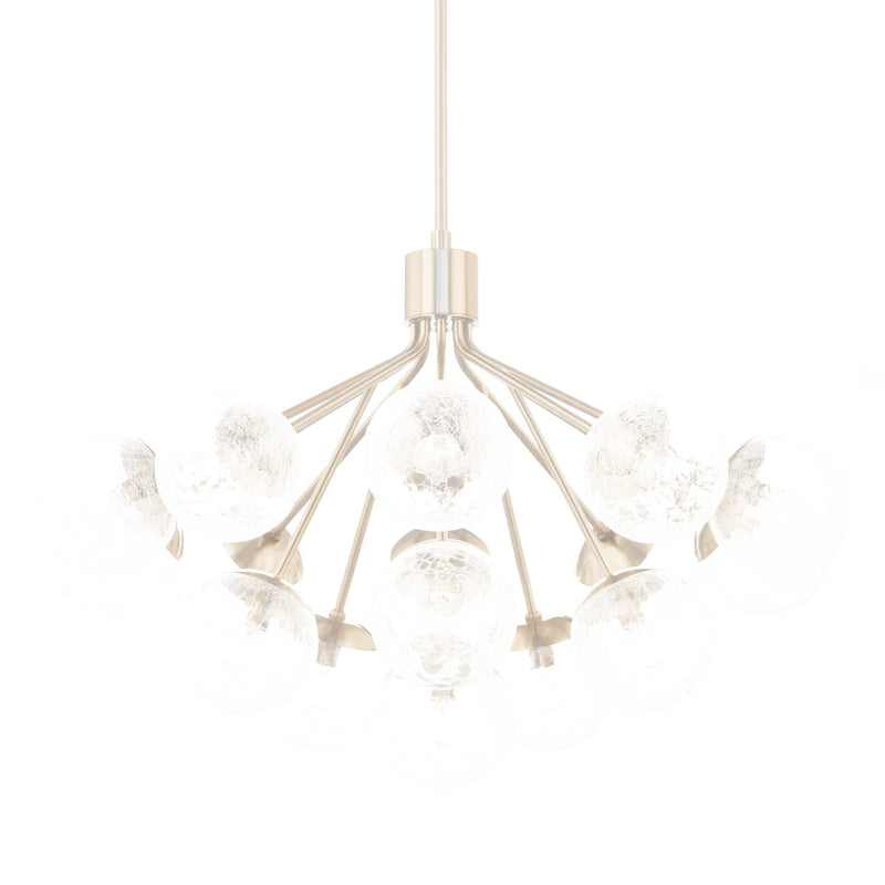 Kichler 52702CPZ 16 Light Chandelier Convertible, Champagne Bronze